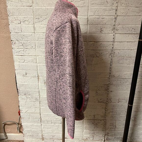 Simply Southern Pink Pullover Fleece Knit Sweater Medium - Picture 4 of 10